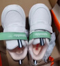 基诺浦宝宝学步鞋 18个月-5岁春秋款儿童鞋子 软底男女机能鞋GY1539 白色/绿色/灰色/银色 21 130mm 适合脚长130-135mm 实拍图