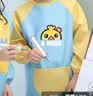 必好妆诗 儿童画画罩衣挂脖围裙防水脏男女宝宝美术反穿衣幼儿园吃饭围兜 小鹿图案【大码】推荐1.2-1.4米 实拍图