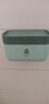 摩范卫生间纸巾盒挂壁厕所抽纸卷纸置物架厕纸挂架防水免打孔装纸架 孔雀蓝 实拍图
