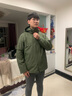 伯希和（Pelliot）[成毅同款]山野2.0冲锋衣男女三合一外套春秋夹克11340105绿3XL 实拍图
