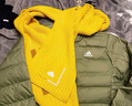 adidas简约舒适保暖针织运动围巾男女阿迪达斯官方 亮金色 OSFM 实拍图