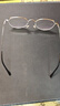 蔡司（ZEISS）镜片近视眼镜框男配纯钛变色眼镜防蓝光辐射眼镜架护眼镜散光女 黑银-经典款 配1.60非球面镜片(0-600度) 实拍图