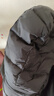 坦博尔轻薄羽绒服女短款宽松脱卸帽秋保暖女士外套TD236256 黑色 190  实拍图