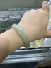 五花八门和田玉手镯女 浅青玉镯子天然高冰玉石手镯节日生日礼物附证书 深色 57-59圈口 实拍图