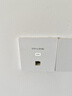 普联（TP-LINK）1500M双频面板式AP Wi-Fi6千兆大户型别墅覆盖ac+ap全屋wifi无线分布式路由器 【套装】4个面板+5口路由器【白色】 实拍图