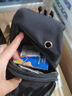 花花公子（PLAYBOY）斜挎包男士胸包单肩包多功能斜挎背包休闲散步户外手机小包包黑色 实拍图