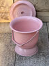 呈爱痰盂加大加厚可坐人便盆女士尿壶成人尿桶带盖密封防臭夜壶坐便器 加大号(6L)粉红色 实拍图