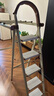 阿蒂亚五步 梯子 奶白色 多功能晾衣架家用梯人字梯折叠晒被楼梯折叠梯 实拍图