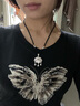 恒致9999足银项链女银锁吊坠平安锁成人长命锁如意花丝银饰生日礼物 9999足银约8克中锁配黑绳+证书 实拍图