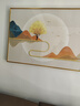 诗六艺家饰客厅装饰画北欧现代简约沙发背景墙挂画三联画大气轻奢壁画晶瓷画 福禄生财（铝合金外框） 晶瓷画左右40*60+中间80*60亮面 实拍图