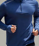 迪卡侬（DECATHLON）冬季内搭速干长袖t恤男训练服运动速干衣健身跑步上衣RUNM 暗夜蓝（速干薄绒款） S 实拍图