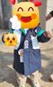 鸭鸭（YAYA）儿童羽绒服男童中长款户外加厚冬季中大童装上衣外套SN 藏青色 110 实拍图