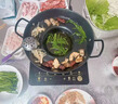 康之伴（KANGZHIBAN）烙锅专用锅贵州罗锅家用炸锅锣锅烧烤不粘一体摆摊铁锅 凹底烙锅【1~2人用】 32cm 实拍图