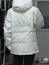 adidas 保暖鸭绒连帽羽绒服男女同款阿迪达斯官方轻运动 白色   XS 实拍图