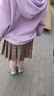 巴拉巴拉童装儿童半身裙秋冬装女童短裙子学院风百褶裙毛呢潮202423112002 实拍图