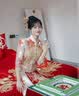 秀禾世家秀禾服新娘2026新款敬酒礼服嫁衣结婚红金龙凤褂凤冠霞陂婚礼632 「新中式」N-632 M (95~105斤)卡码拍大 实拍图