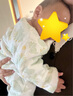 贝肽斯婴儿衣服春秋连体衣智能恒温纯棉宝宝秋冬哈衣新生儿连体衣 趣味小恐龙-中开 80cm 实拍图