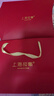 上海故事纯色100%山羊绒水纹围巾礼盒男女同款年会定制礼品生日礼物 深红 实拍图
