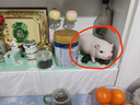 慧祥 创意家居客厅电视柜酒柜装饰品摆件树脂工艺品动物仿真小猪摆件 粉站猪 实拍图