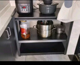 四季沐歌厨房置物架落地多层置物柜储物架子微波炉收纳柜餐边橱柜用具大全 【3层80长40宽】加粗加厚-推荐 实拍图