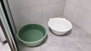 bdo加厚塑料盆泡脚盆洗菜水盆婴儿盆洗脸盆通用盆31cm白+28cm蓝 2个 实拍图