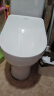 熙博 墙排式马桶后排水坐便器 直冲式大口径大冲力左右排家用座便器 直冲400【地/排/水】021款 实拍图