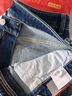 京东京造牛仔裤男秋季直筒裤子男士休闲长裤四面弹加绒加厚 牛仔靛蓝36 实拍图