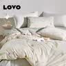 LOVO罗莱家纺100%新疆纯棉三/四件套全棉超柔床上用品单双人床单被套 【热销】超柔新疆全棉-温柔恬梦 四件套1.5/1.8m 床单款 被套200*230cm 实拍图