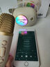 山水（SANSUI）V9话筒音响一体麦克风全民K歌宝无线蓝牙儿童卡通家用卡拉OK户外家庭ktv套装奶油白【双话筒】 实拍图