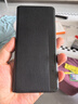 京工智造严选【智能视窗丨免翻盖接听】适用华为matex5手机壳新款x5折叠屏典藏版真皮翻盖保护套超薄全包款防摔 x5/x3通用丨腕带支架款丨【羽纱黑】智能视窗 智能视窗丨全包翻盖防护 实拍图