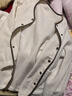 无印良品（MUJI）女式抓绒开衫 女士睡衣上衣可外穿外套 单件家居服秋冬长袖女装 象牙色 XL（165/92A） 实拍图