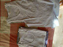 浪莎（LangSha）男士背心纯棉中青年男休闲沙滩背心工字型修身运动汗衫单件 白色单件男背心 L (170) 100-130斤建议 实拍图