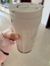 杯具熊（BEDDYBEAR）陶瓷保温杯送礼物女士咖啡杯高颜值水杯男士随行车载杯子 轻心咖啡杯-白金梦500ml 实拍图