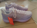李宁利刃4 V2丨减震止滑篮球鞋男鞋透气网面低帮稳定实战比赛鞋运动鞋 【罗兰】罗玫紫/淡绮紫-2 40 实拍图