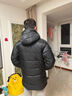 Rab 800篷连帽山地羽绒服男轻量保暖户外防泼水耐磨鹅绒服 QDN-69 黑色 S 实拍图