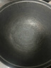 王源吉铁锅炒锅双耳苏锅王生铁炒菜锅铸铁无涂层圆底老式传统锅厨房好物 苏锅平底【杉木盖】 34cm 实拍图