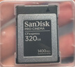 闪迪（SanDisk）320GB CFexpress Type B内存卡 影院级8K视频 读速1700MB/s 持续写速1400MB/s 专业摄影存储卡 实拍图