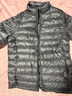 京东京造【air+零压羽绒】轻薄羽绒服男外套冬立领白鸭绒 曜石黑XL 实拍图