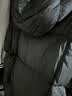 太平鸟男装羽绒服【余三火同款】轻暖连帽短款冬宽松面包服 黑色 2XL  实拍图