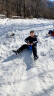 梦多福 滑草板 滑雪片 儿童成人加厚耐磨滑沙片滑雪板滑草片滑草滑沙板 2片蓝色款【颜色都是蓝色】 均码 实拍图