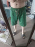 轻奢休闲短裤男女夏季高端裤子时尚百搭五分裤男士沙滩直筒大裤衩 小高X838杏色 M 【80-100斤】 实拍图