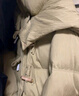 茵曼鸭绒九江羽绒服2024冬女装新款极寒轻暖保暖中长厚外套大衣上衣 深卡其 L 实拍图