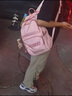 斯凯奇（Skechers）男女同款196家族双肩包电脑包学生经典百搭简约高中书包旅行背包 草莓奶油粉/01UJ 20-30升 实拍图