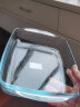Ocuisine法国进口耐热玻璃烤盘长方形烤盘烤箱蒸鱼盘子微波炉钢化玻璃烤盘 28cm(1.6L)[两件套】 实拍图