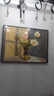 墨派餐厅装饰画现代简约饭厅横幅挂画轻奢饭厅背景墙厨房壁画免打孔 春暖花开 80*60cm【晶瓷】 实拍图