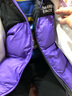 雪中飞【双面穿】儿童羽绒服冬季轻薄男女童面包服羽绒服蝶恋紫130cm 实拍图