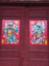 唐绣宋锦门神门贴秦叔宝尉迟恭日月门画贴画撕不破全背胶新年大门年画贴纸 亮面大号丨日月(尉迟恭+秦叔宝) 自带背胶丨撕不破丨油墨印刷 实拍图