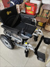 德伴电动轮椅老年人全自动轻便可折叠旅行残疾专用智能可躺代步YLB-W 【加强六减震】低靠700W+远程遥控 锂电15A 实拍图