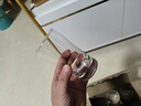 6只装Ocean进口玻璃杯子家用套装创意果汁杯牛奶杯子花茶杯啤酒杯泡茶喝茶杯子可微波炉喝水杯子 收腰杯235ml 6只装+杯刷 实拍图