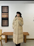 波司登（BOSIDENG）冬季羽绒服女款长款可脱卸帽加厚冬新国标90绒商场同款修身外套 半糖卡其7A34 S 160/84A 体重约110-130斤 实拍图